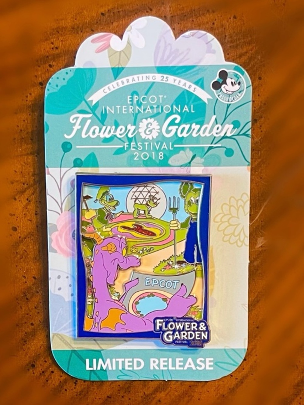 Epcot International Flower & Garden 2018 Limited Release Pin!